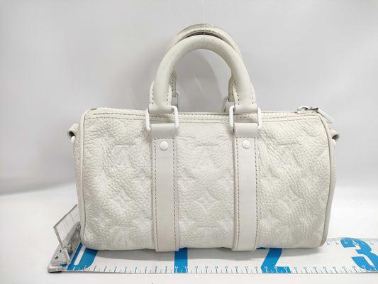 LOUIS VUITTON Taurillon Monogram Keepall Bandouliere 25 M24434 Shoulder Bag