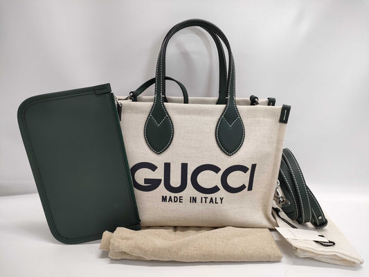 GUCCI Gucci Print Mini Tote Bag 772144 Tote Bag