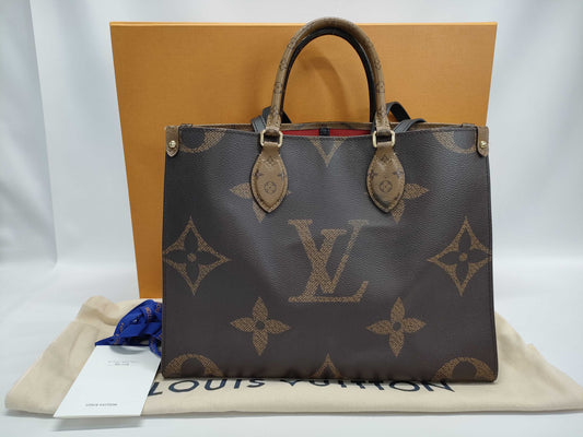 LOUIS VUITTON Monogram Giant On the Go MM M45321 Tote Bag