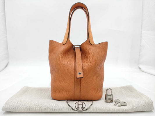 HERMES Picotin Picotin Lock Touch PM Handbag
