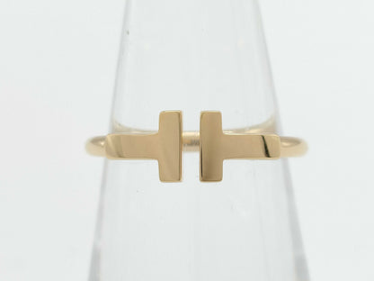 Tiffany & Co. T-Wire YG Au750 3.2g Ring 