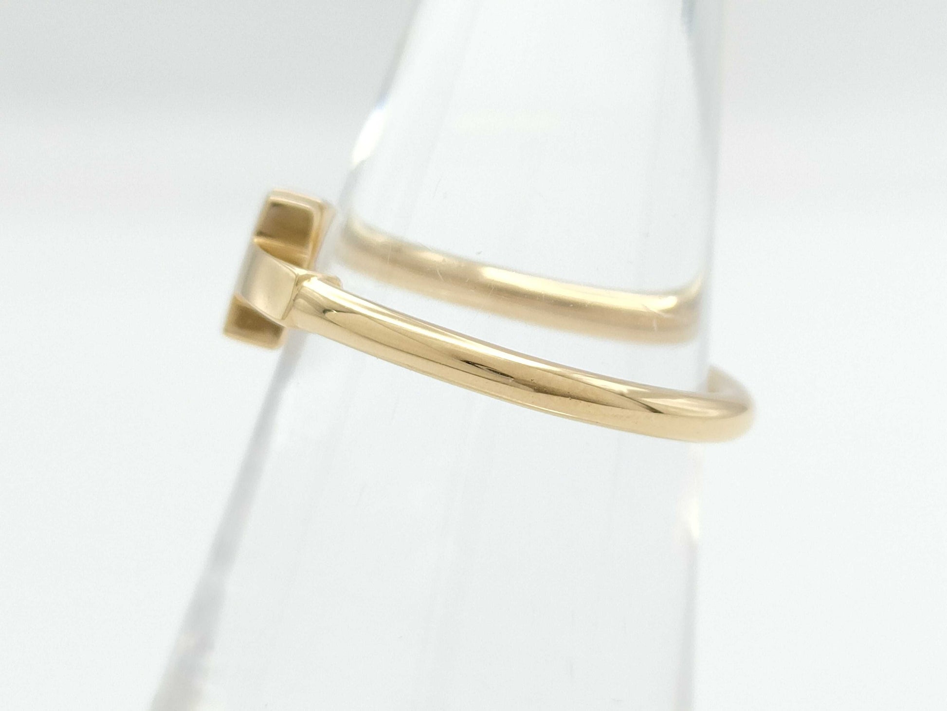 Tiffany & Co. T-Wire YG Au750 3.2g Ring 