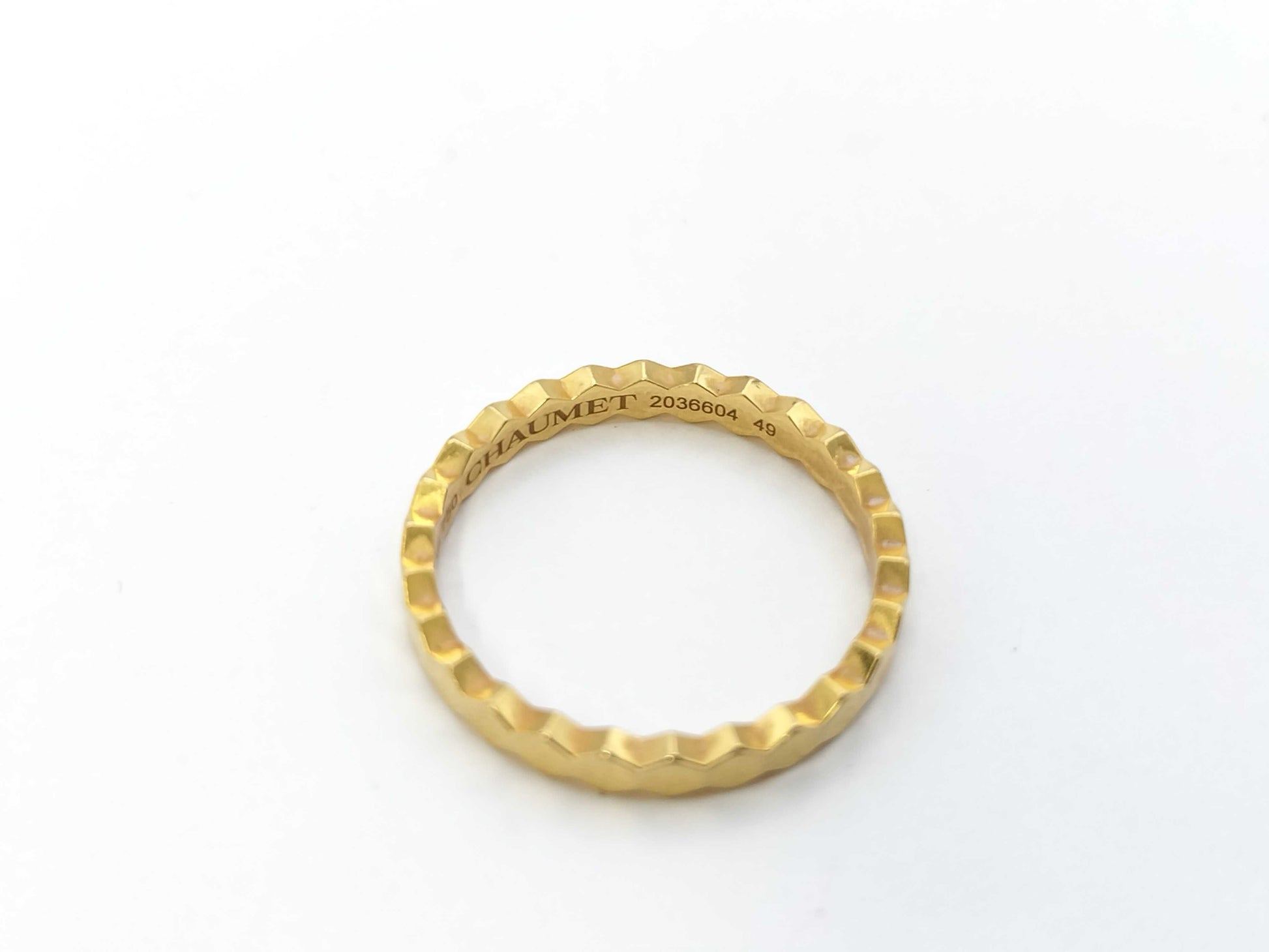 CHAUMET Be My Love #49 YG Au750 1.9g Ring 