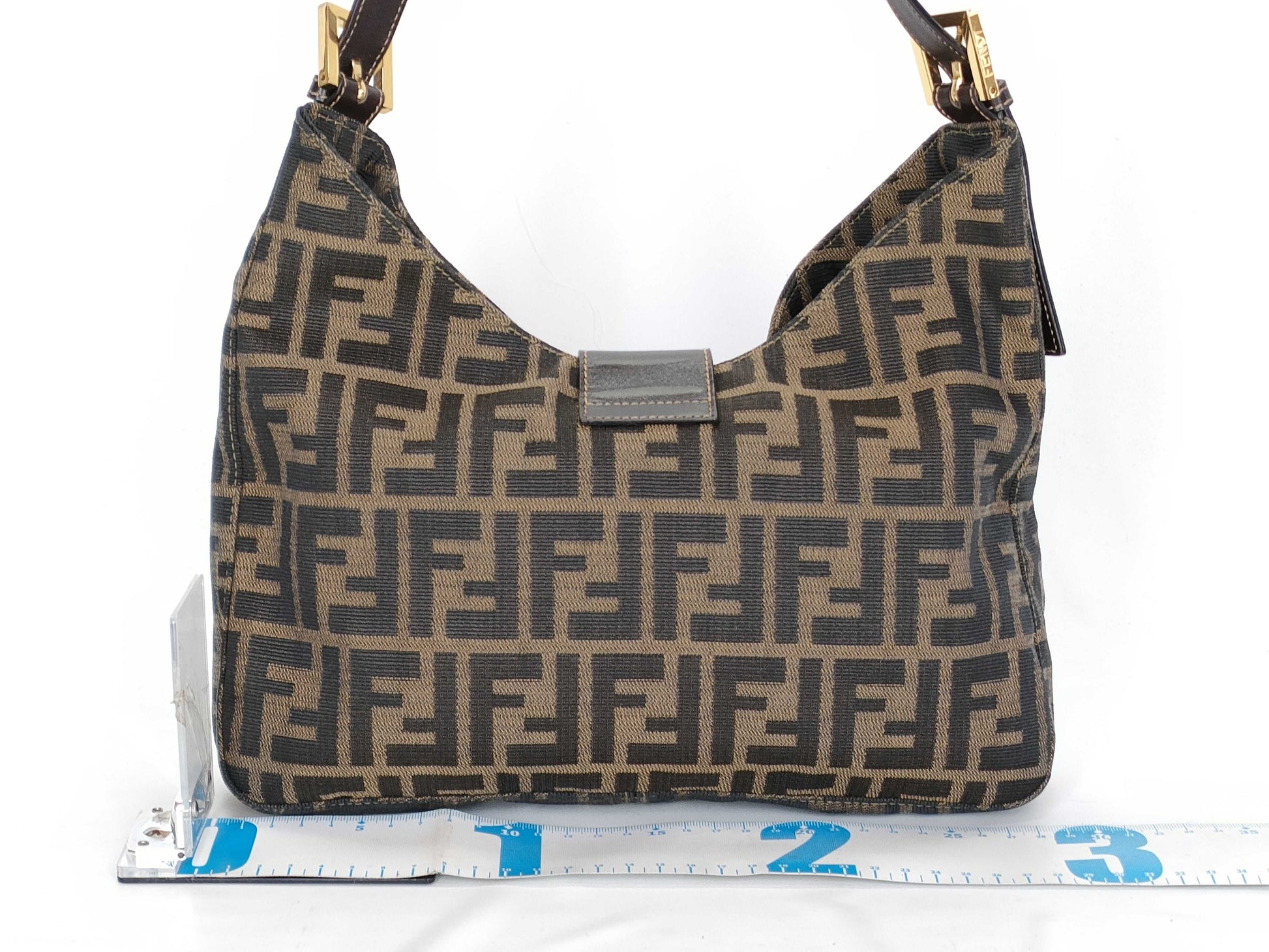 FENDI Zucca Mamma Bucket Handbag