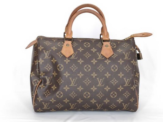 LOUIS VUITTON Monogram Speedy 30 M41526 Handbag