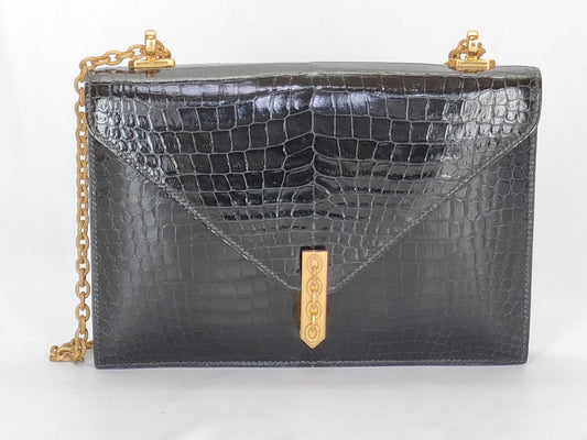 HERMES Alcazar Polosus Black Shoulder Bag