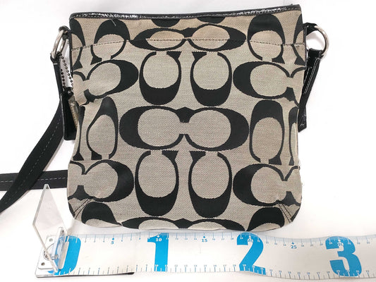 COACH Signature Branded Shoulder Bag