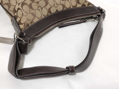 COACH Signature Branded Shoulder Bag