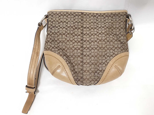 COACH Mini Signature Branded Shoulder Bag