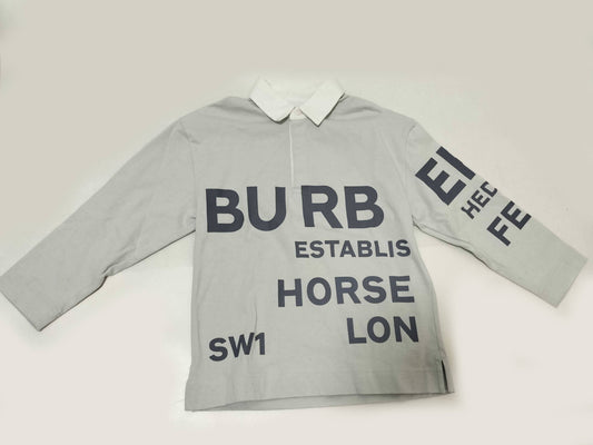 BURBERRY Horseferry Long Sleeve T-Shirt, Current 6Y Tops