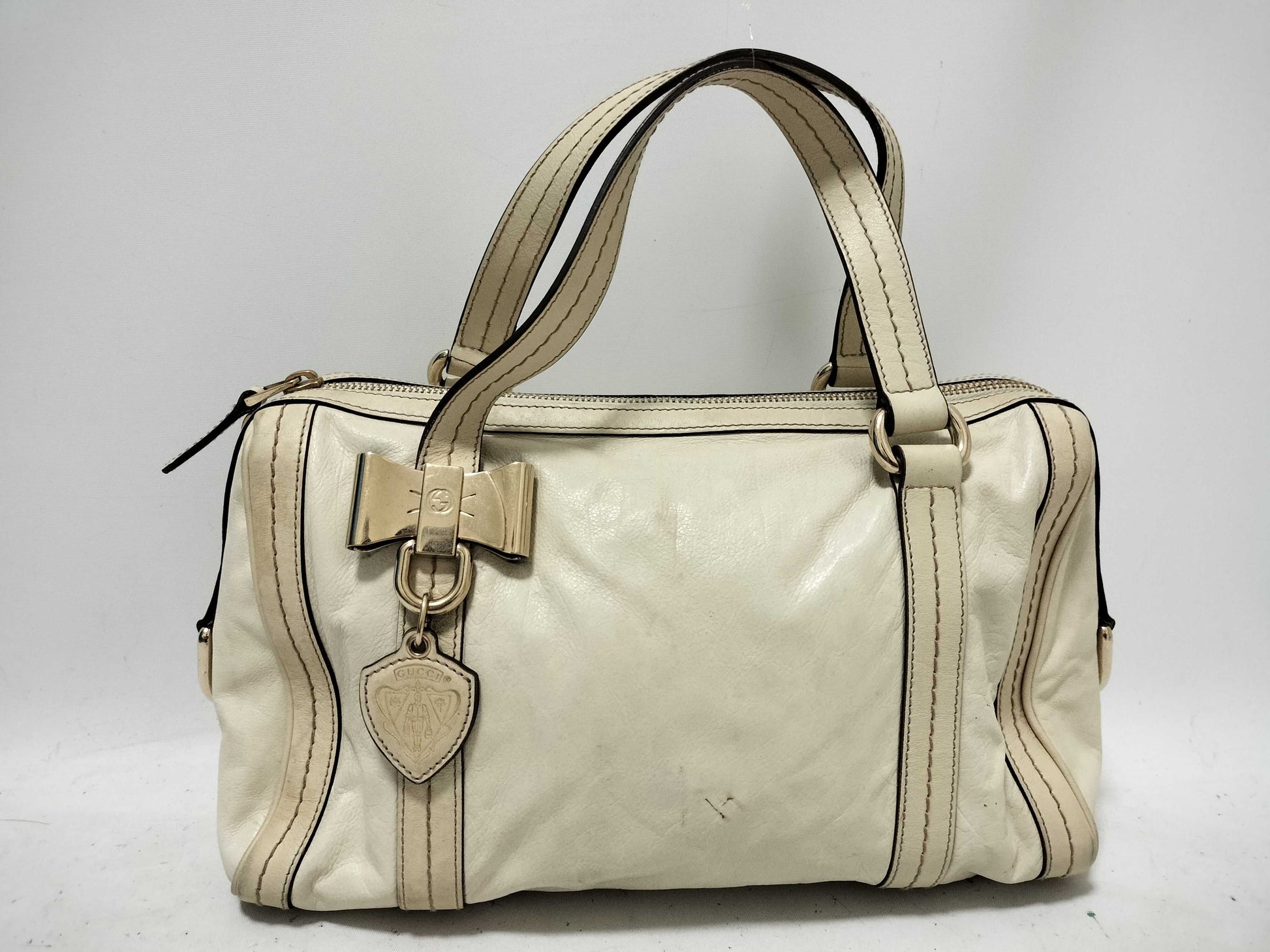 GUCCI Gucci Handbag Logo Ribbon Handbag