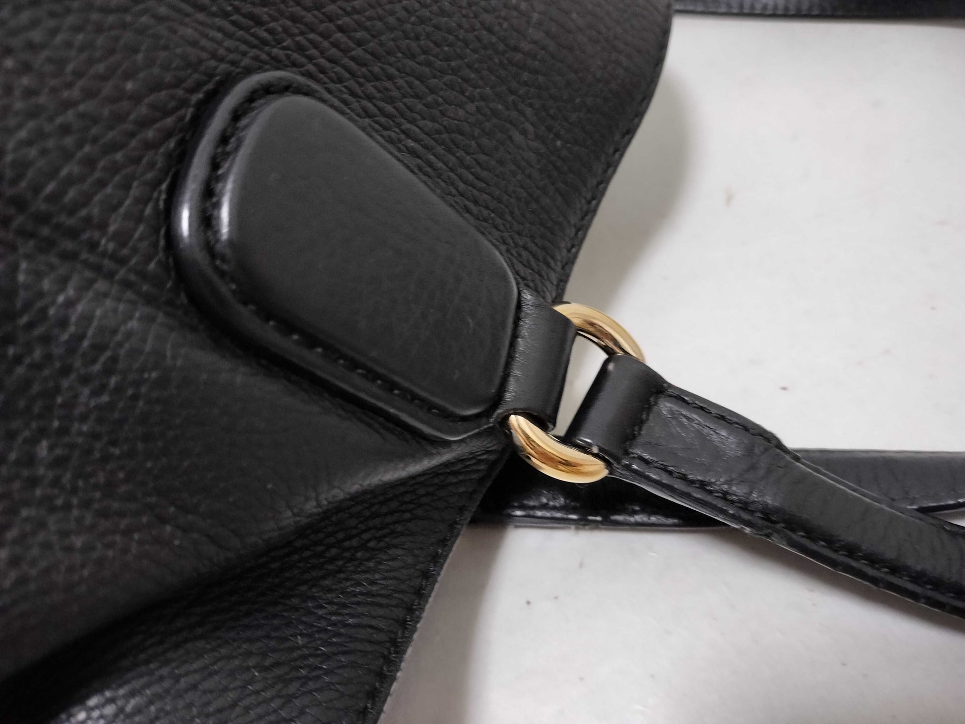 Gucci Tote Bag Shoulder Bag 2-Way Interlocking Soho Black Tote Bag