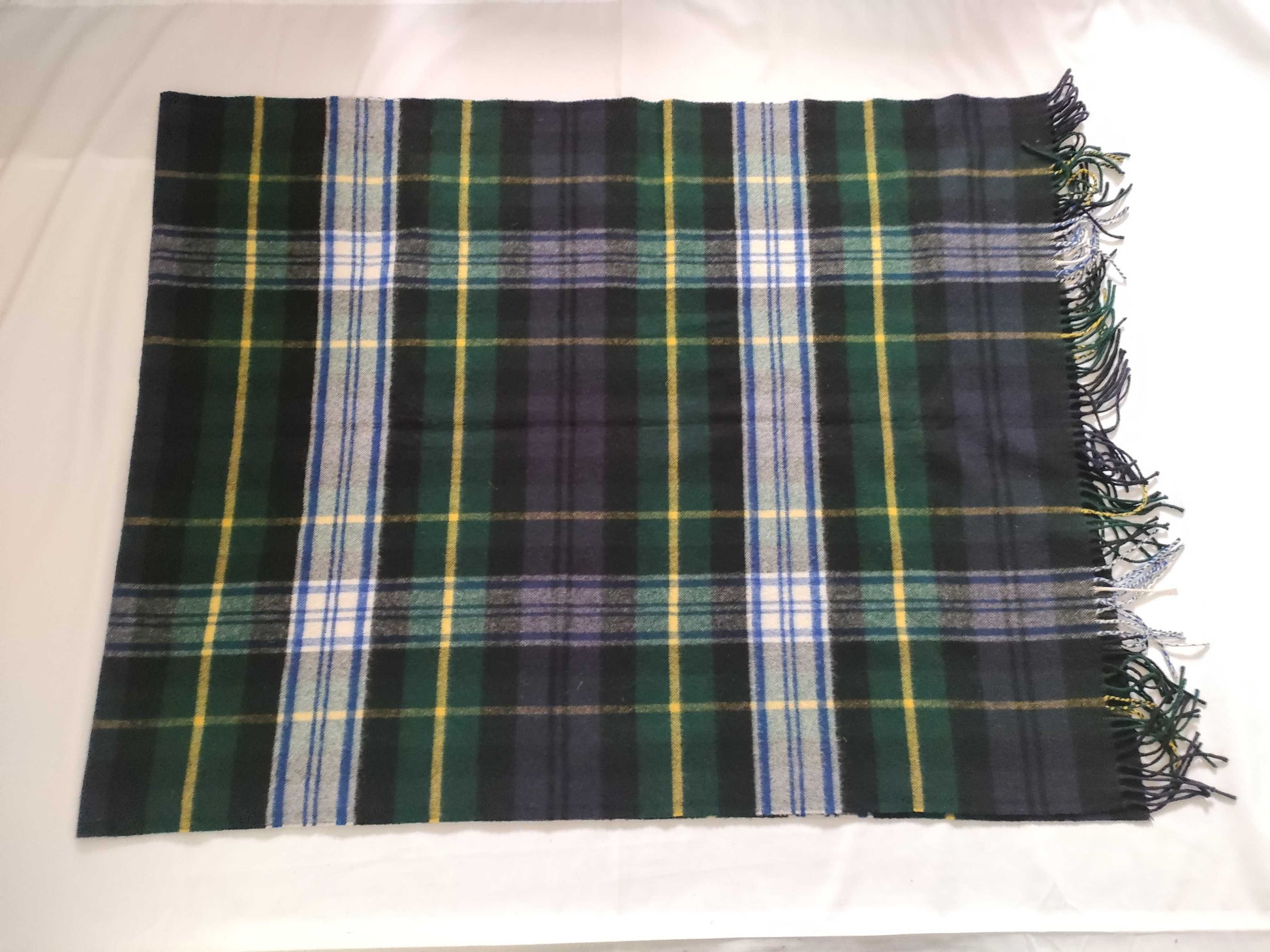 Johnstons Large Cashmere Scarf, Check, Approx. 72 x 200cm