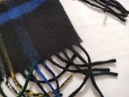 Johnstons Large Cashmere Scarf, Check Pattern, Multicolor, Approx. 71cm x 206cm