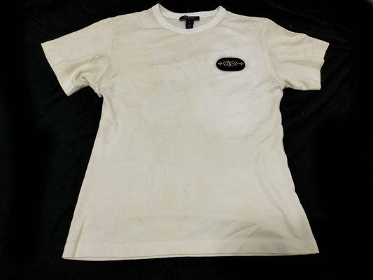LOUIS VUITTON Louis Vuitton T-shirt, cut and sewn, leather patch, monogram, XS T-shirt