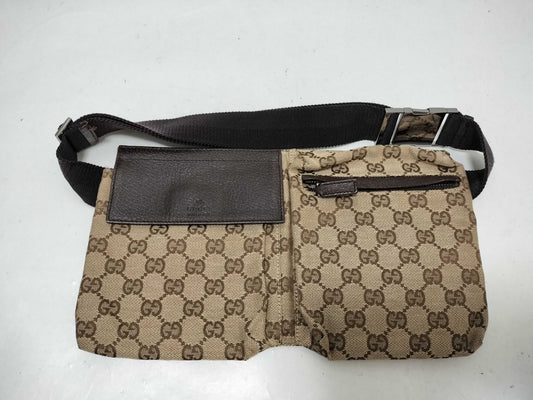 GUCCI GG Canvas Gucci Waist Bag Body Bag GG Canvas Waist Bag