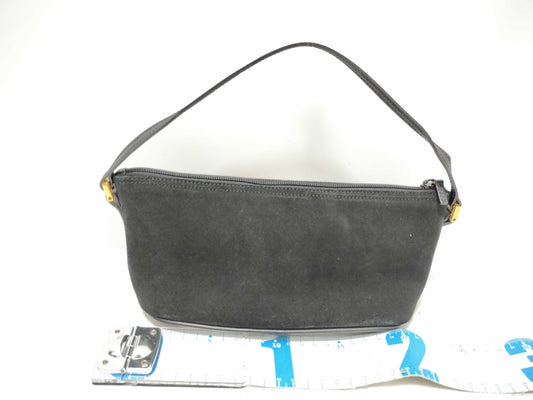 GUCCI Handbag Accessory Pouch Suede Black Pouch