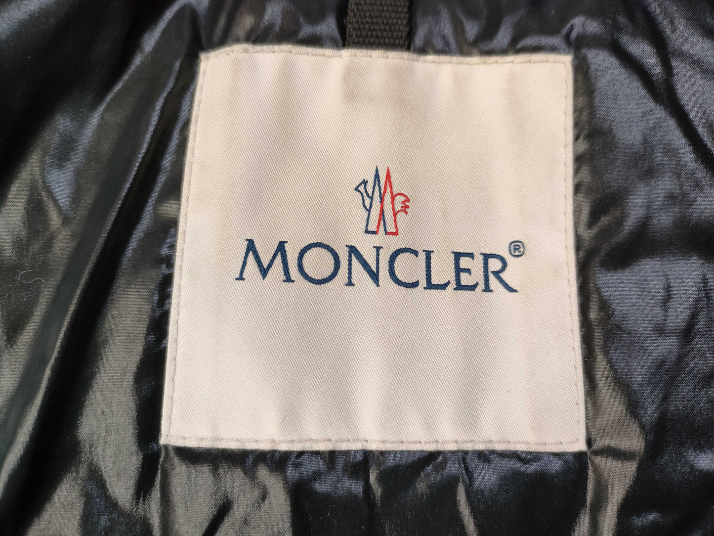 MONCLER Moncler Down Jacket MONTCLA Embroidered Logo Black 1 Jacket