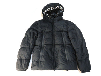 MONCLER Moncler Down Jacket MONTCLA Embroidered Logo Black 1 Jacket