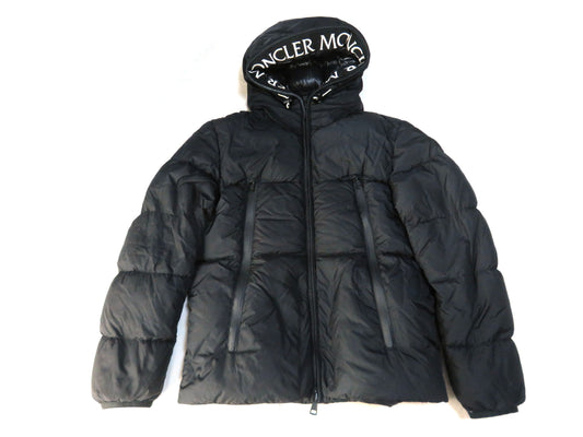 MONCLER Moncler Down Jacket MONTCLA Embroidered Logo Black 1 Jacket