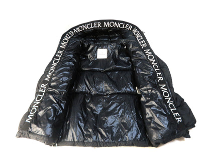 MONCLER Moncler Down Jacket MONTCLA Embroidered Logo Black 1 Jacket