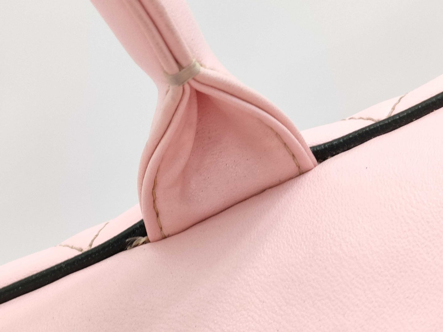 CHANEL Matelasse Boston Bag Pink x Black