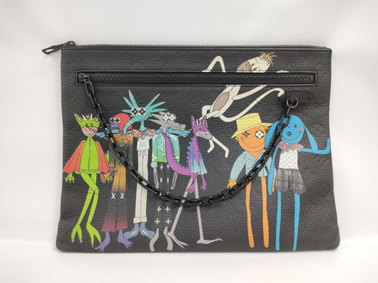 LOUIS VUITTON Virgil Abloh Clutch Bag Black M80147