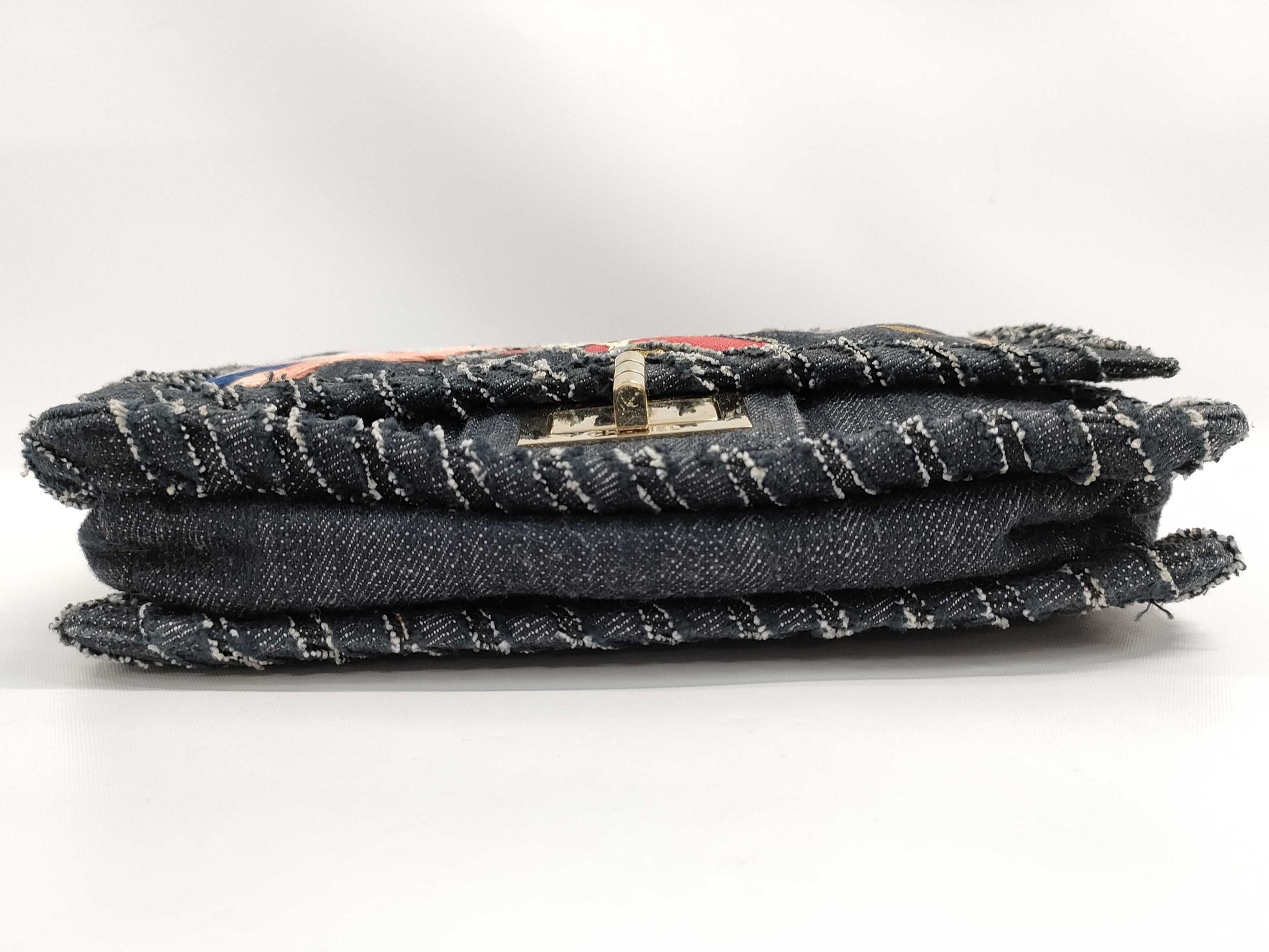CHANEL Night Flight Indigo Denim Chain Shoulder Bag, 10 Series