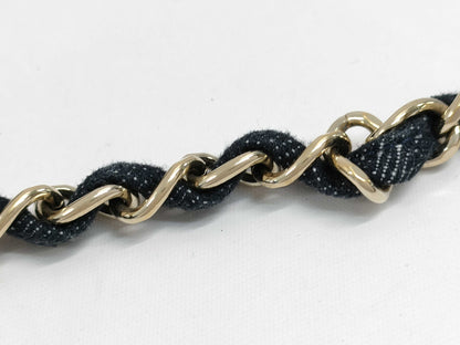 CHANEL Night Flight Indigo Denim Chain Shoulder Bag, 10 Series