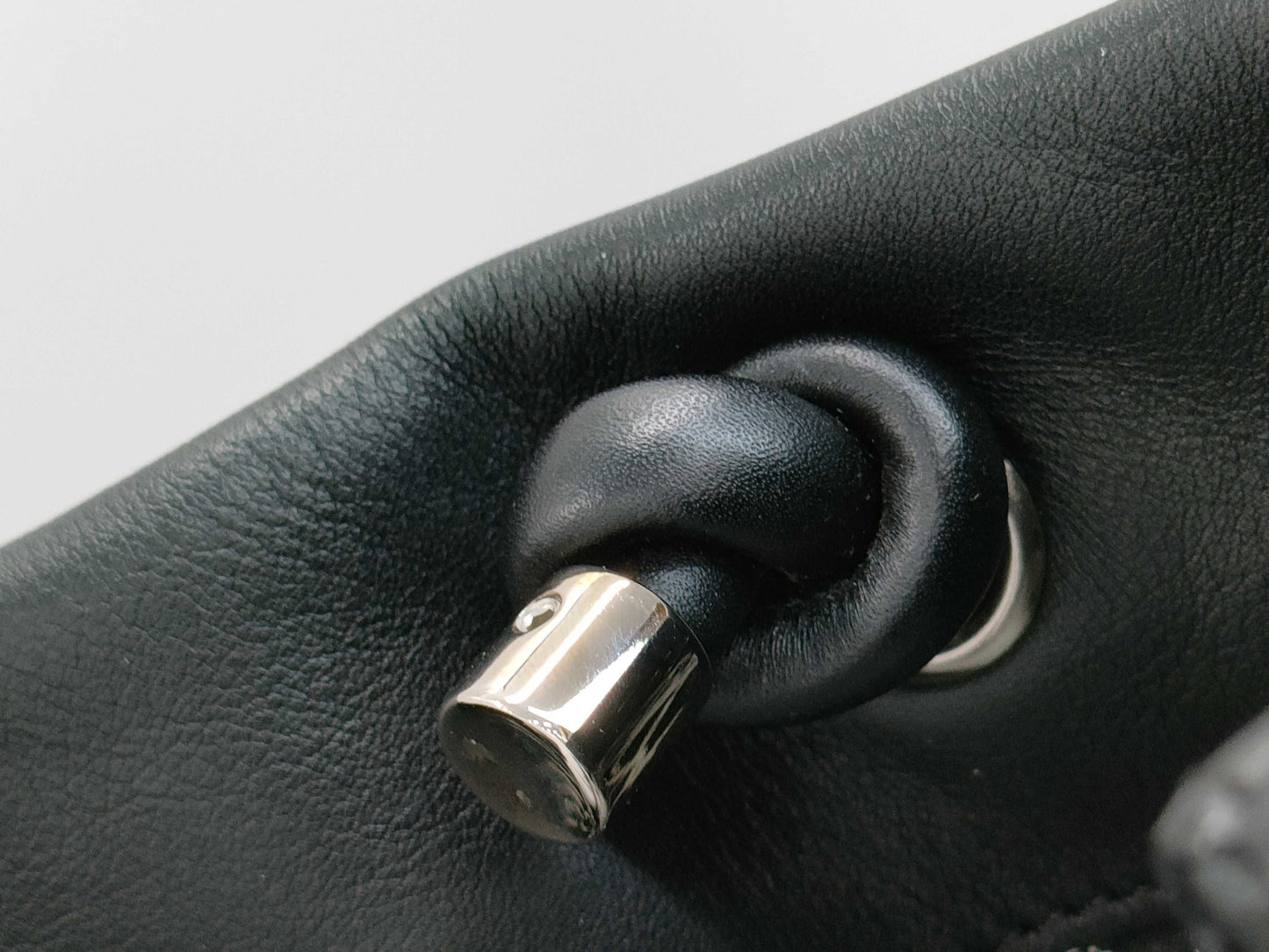 CHANEL Leather Tote Bag Black 12 Series