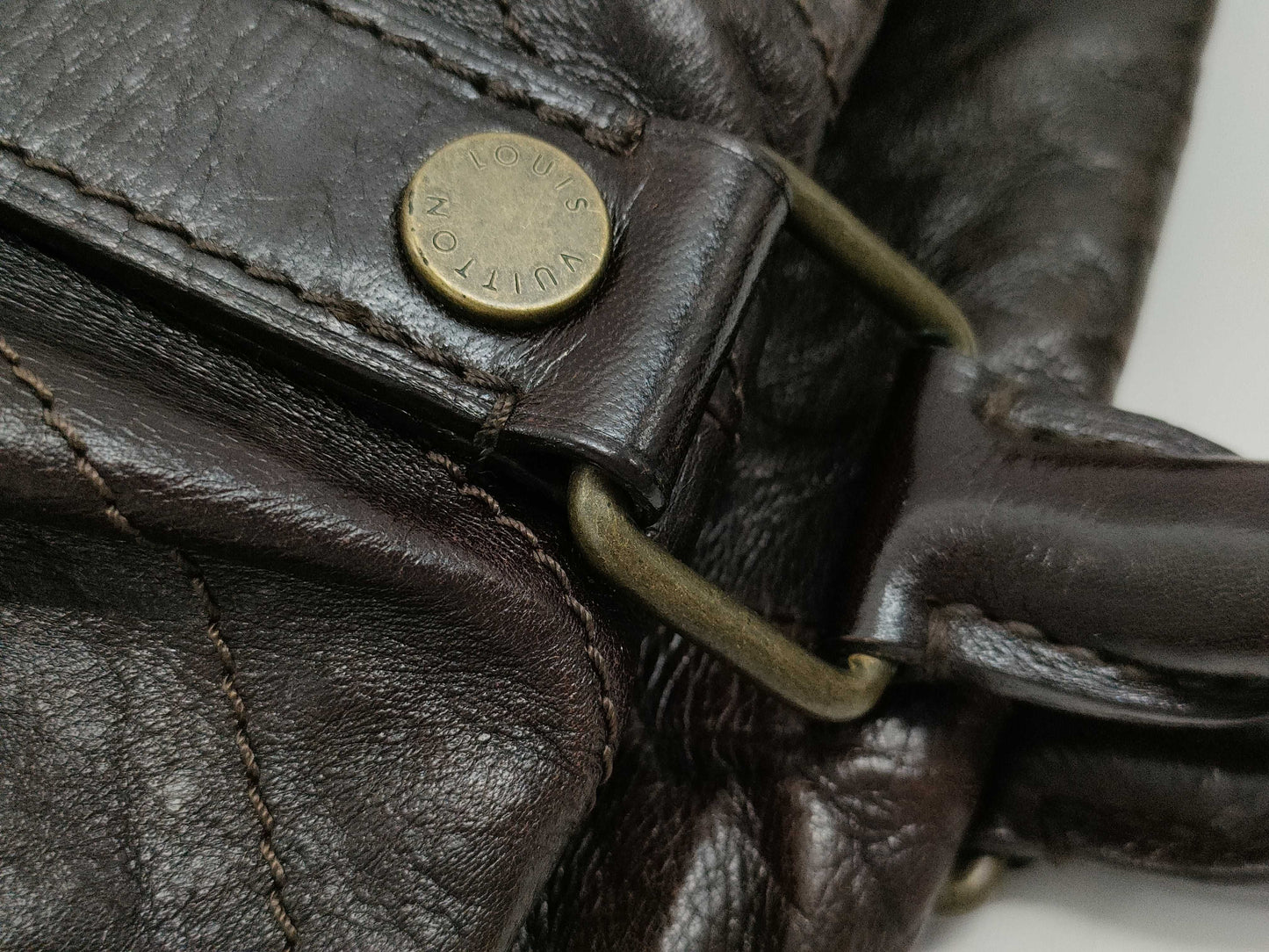 LOUIS VUITTON Cuir Soana Cabas M95691 FO1017 Tote Bag