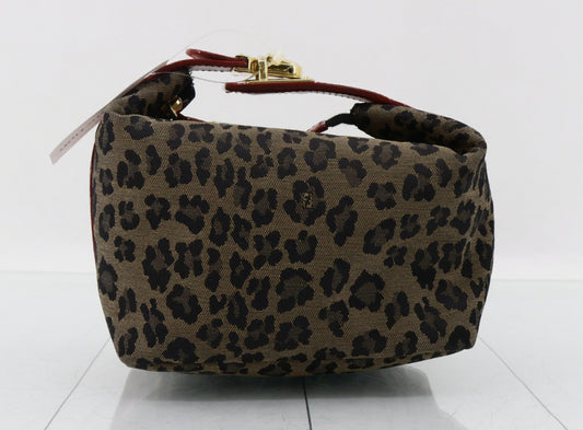 FENDI Leopard Print Pouch