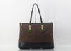 LOEWE Velázquez Tote Bag Leather Brown Black Tote Bag