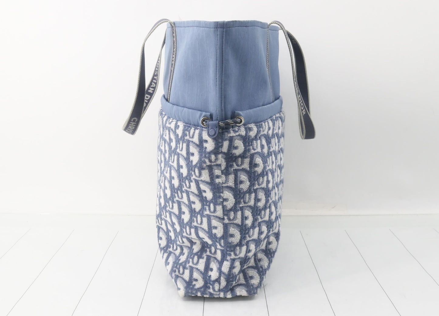 Dior Pile Tote Bag Blue Tote Bag