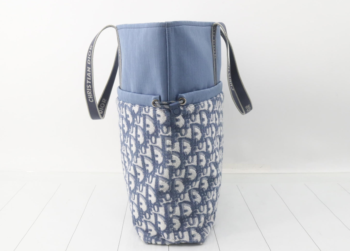 Dior Pile Tote Bag Blue Tote Bag