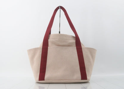 HERMES Mother's Bag Canvas Tote Bag