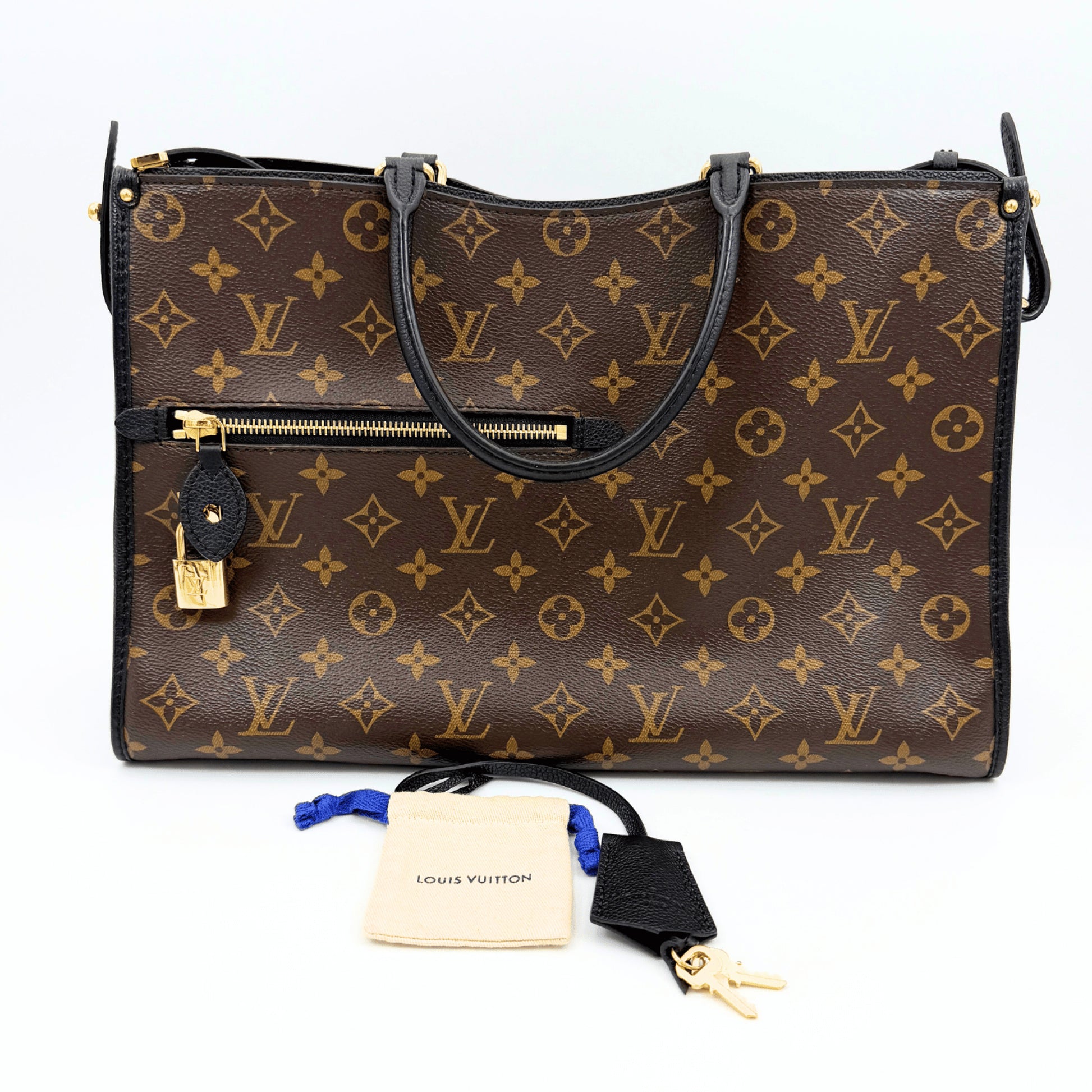 LOUIS VUITTON LOUIS VUITTON LOUIS VUITTON Monogram Popincourt MM M43435 Tote Bag Handbag