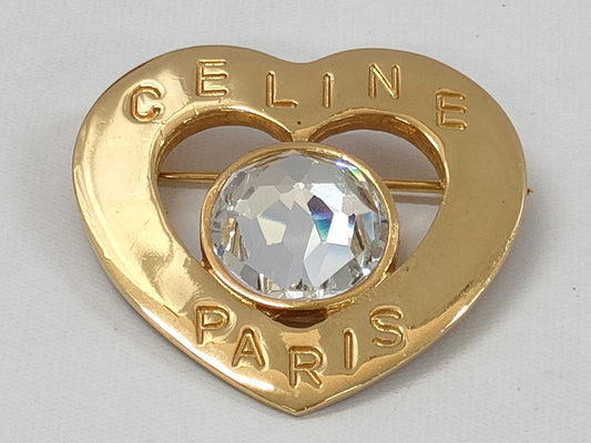 CELINE CELINE Heart Brooch Brooch