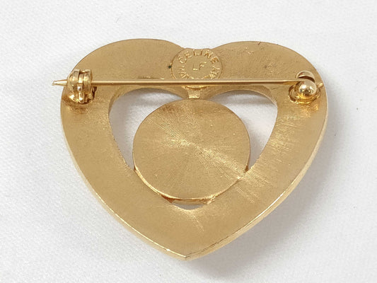CELINE CELINE Heart Brooch Brooch