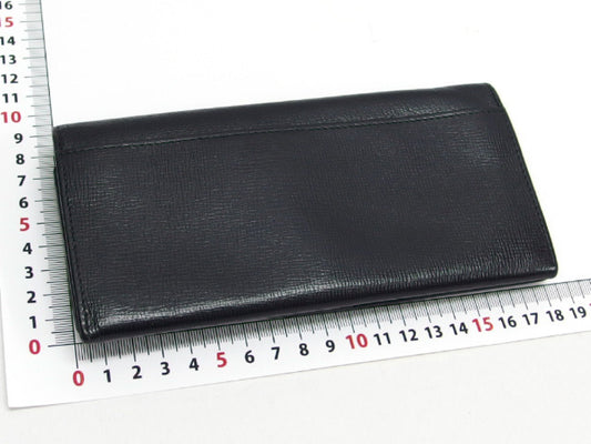 GUCCI Gucci Bifold Long Wallet, Black Leather with Logo Hardware, 123660 Wallet