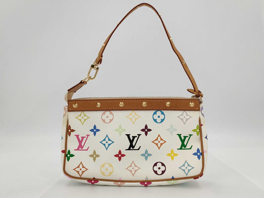 LOUIS VUITTON Multicolor Pochette Accessoires M92649/SL1013 Pouch