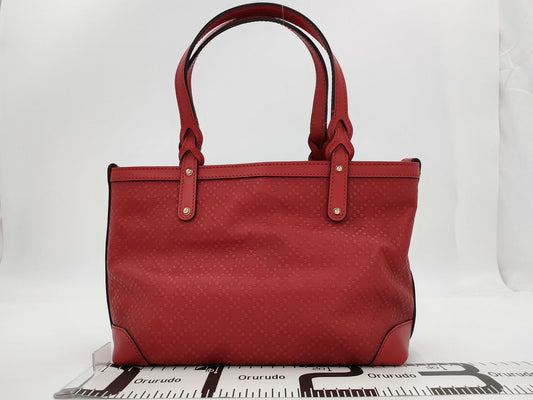 GUCCI Diamante Tote Bag Red 269878 Tote Bag