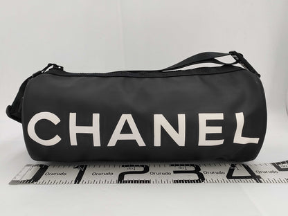 CHANEL Sport Boston Shoulder Drum Bag in Black
