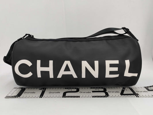 CHANEL Sport Boston Shoulder Drum Bag in Black