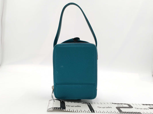 Valextra Leather Trick Track Handbag