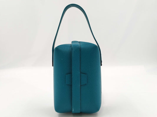 Valextra Leather Trick Track Handbag