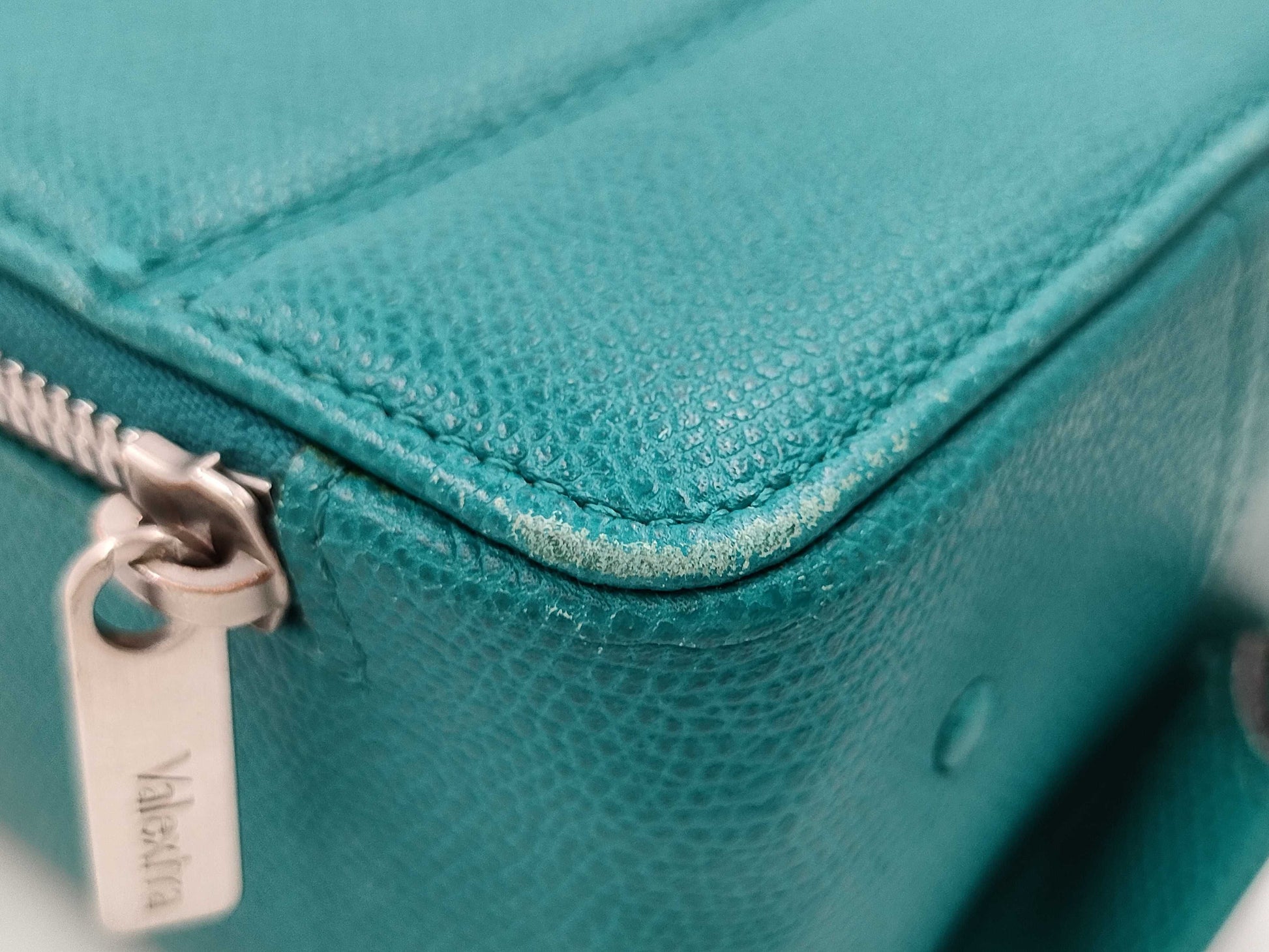 Valextra Leather Trick Track Handbag