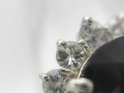 S10.00/2.00ct Pt900 9.4g Ring 