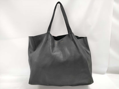 CELINE Black Celine Horizontal Cabas Tote Bag Phoebe Tote Bag