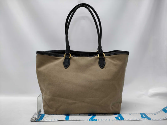 PRADA Canvas Tote Bag Beige Tote Bag